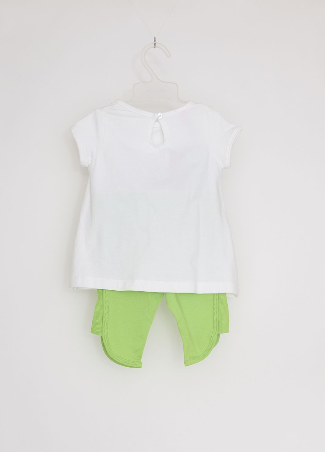 Салатовый летний костюм розово-черный Sprint