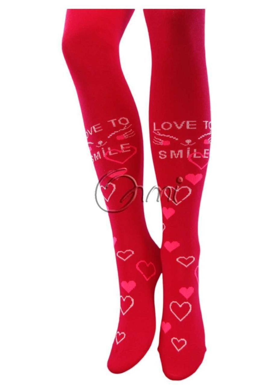 Колготки дитячі 1011д. р20. мал 126 малина Love to smile Олмі (337310055)