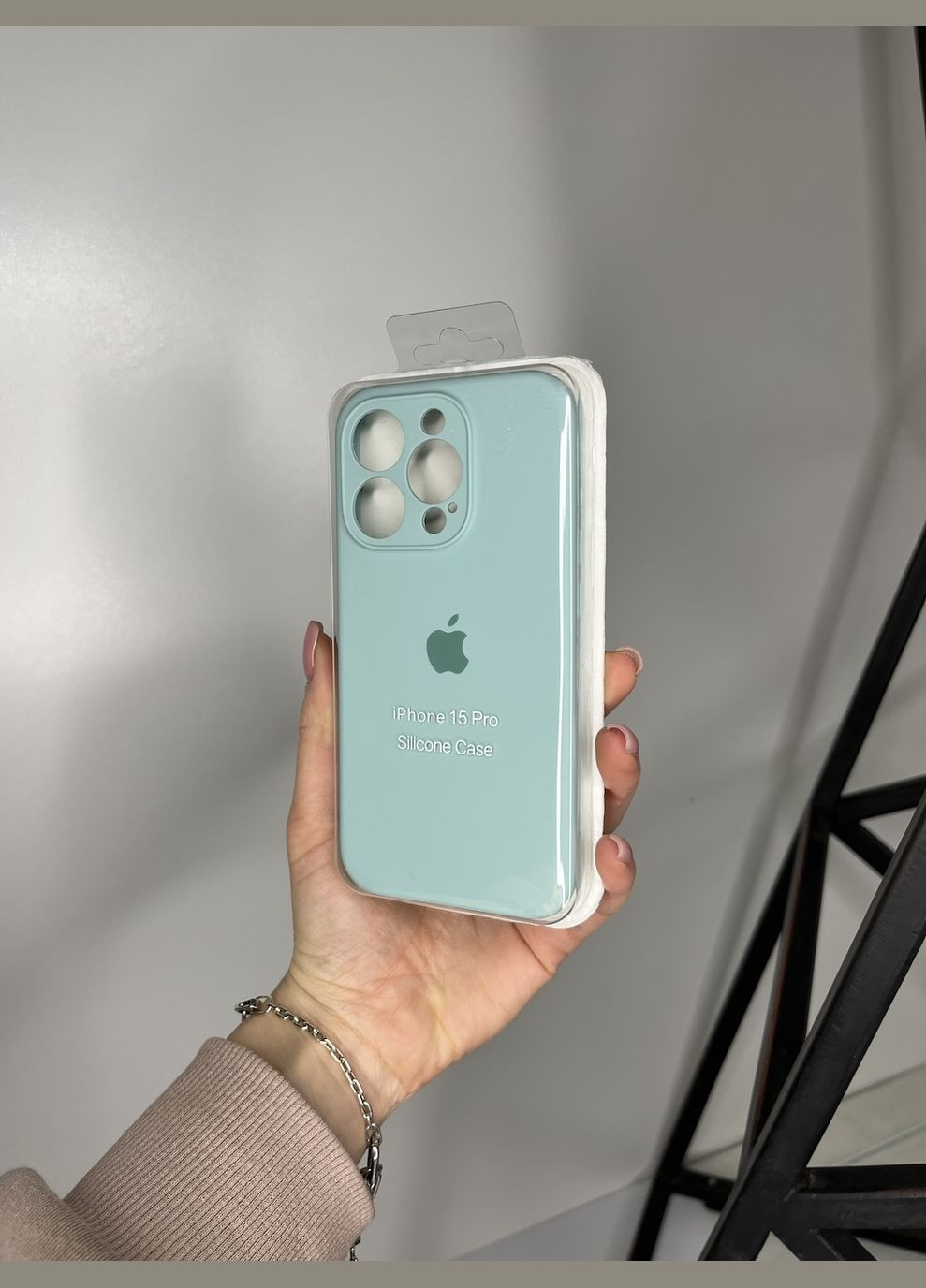 Чехол на iPhone 15 Pro квадратные борта чехол на айфон silicone case full camera на apple айфон Brand iphone15pro (293965149)