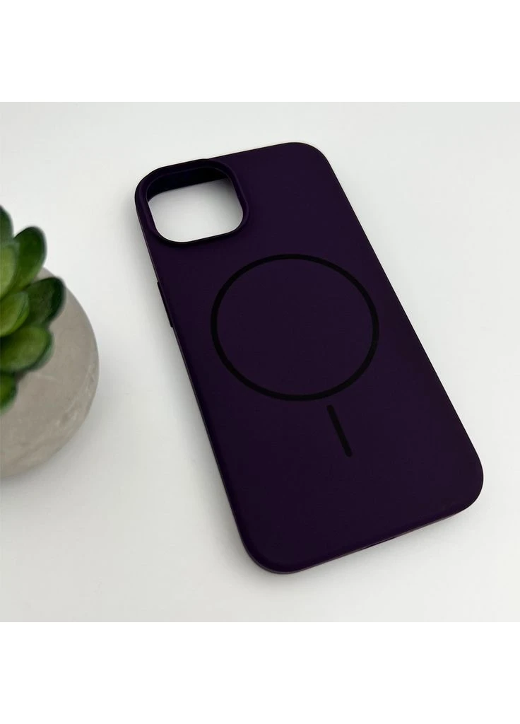 Чохол для смартфона Silicone Case Magnetic for Apple iPhone 14 30, Dark Purple Cosmic (394523291)