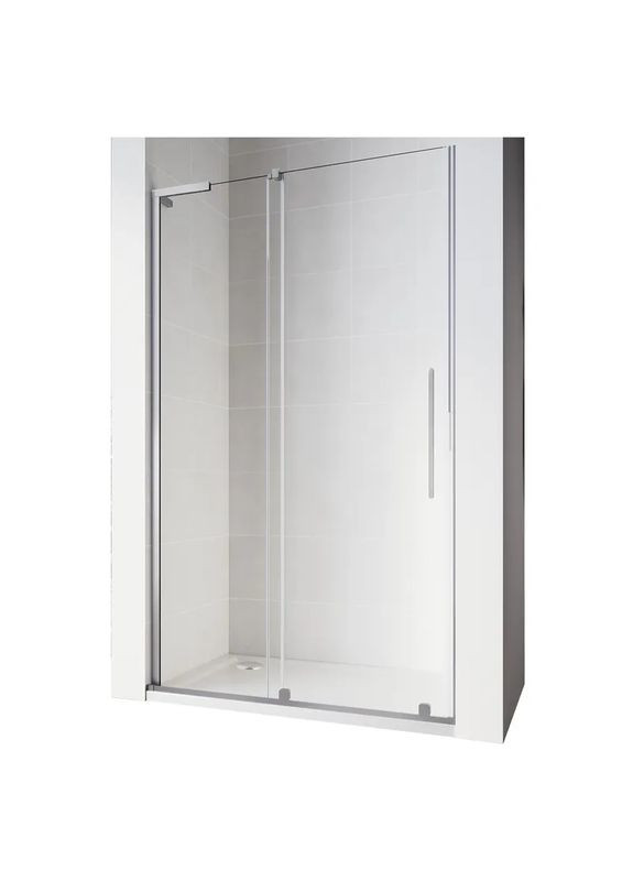 Дверь в нишу Walk-In раздвижная SR SD07-120x200-R-TR-01 прозрачное стекло Easy Clean 8мм Хром (KR5773) KOER (369932929)