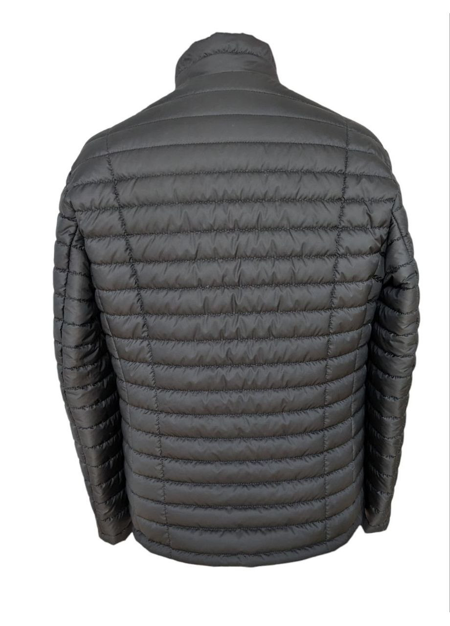 Черная демисезонная куртка k-06.12 black Borenia