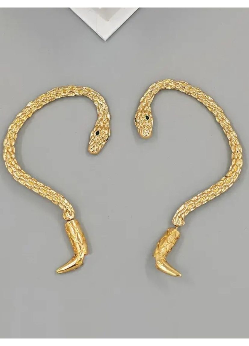 Набор золотистых кафф змеи правая и левая, 1551 No Brand (363116131)