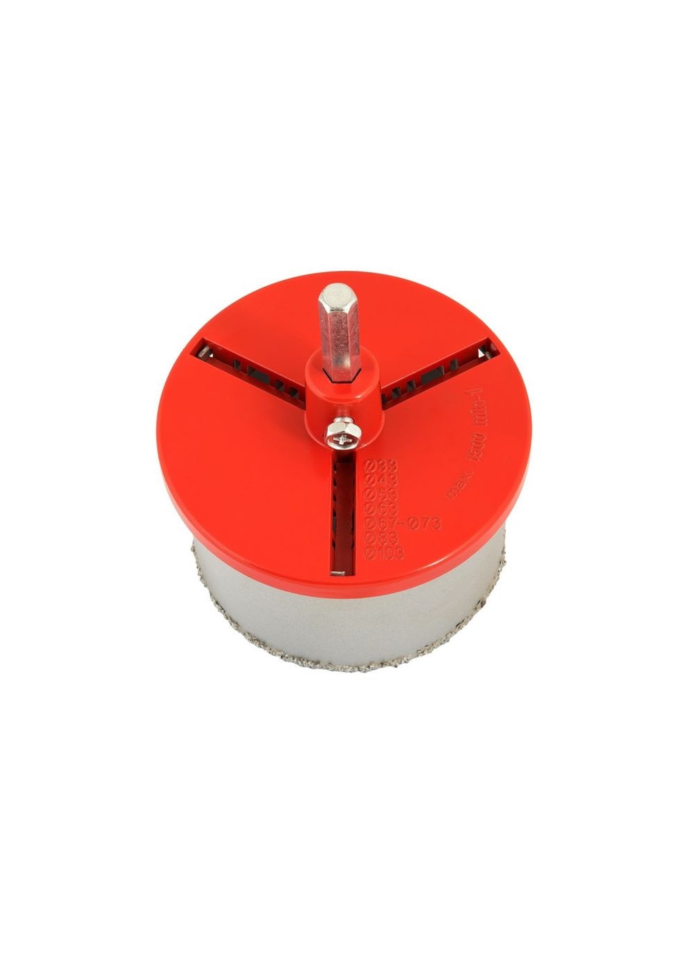 Свердло корончате для плитки 103 мм вольфрамове напилення з платформою (2-08-203) Granite (340908794)