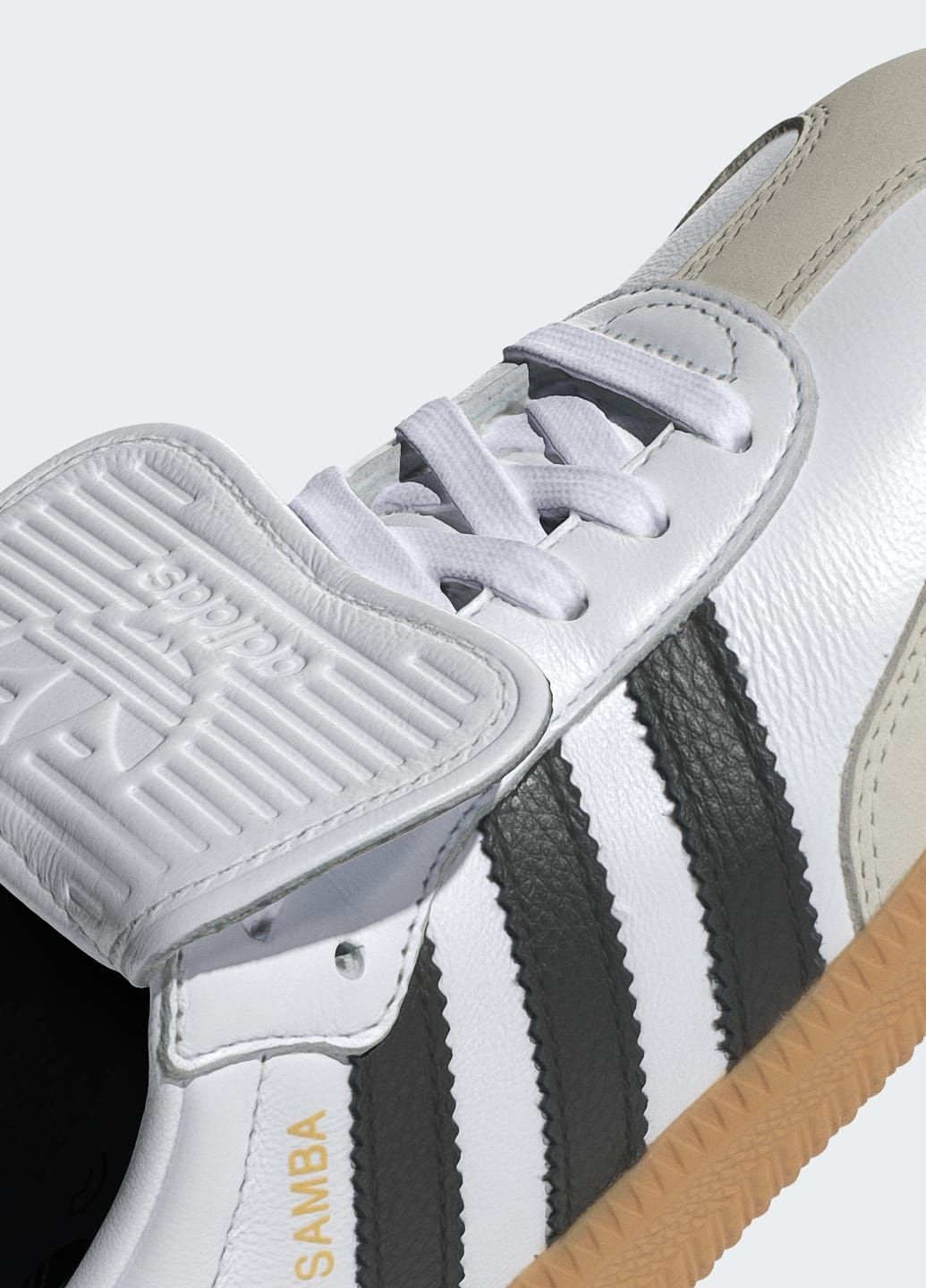 Кроссовки Samba LT adidas белые всесезоны (342394739)
