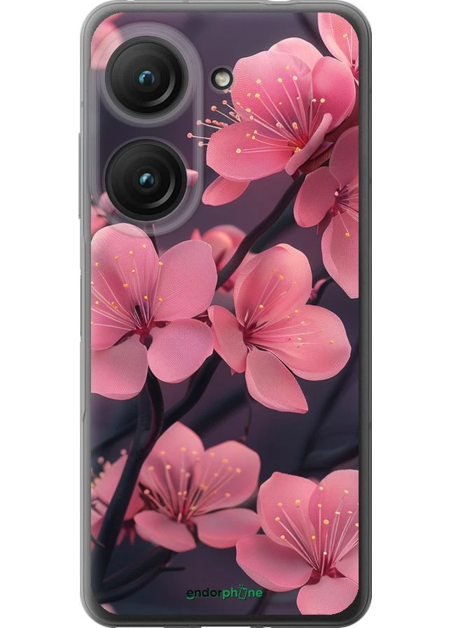 Чехол на ASUS Zenfone 9 Пурпурная сакура "6075u-2842-70447" Endorphone (374881111)