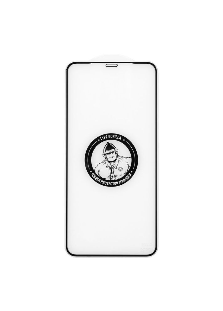 Защитное стекло Gorilla 2.5D HD Glass AntiDust iPhone 15 Pro Black Blueo (313237136)