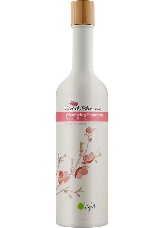 Органический шампунь с цветами персика для объема Peach Blossom Volumizing Shampoo 400ml (812687-35611667) O'right (368609517)