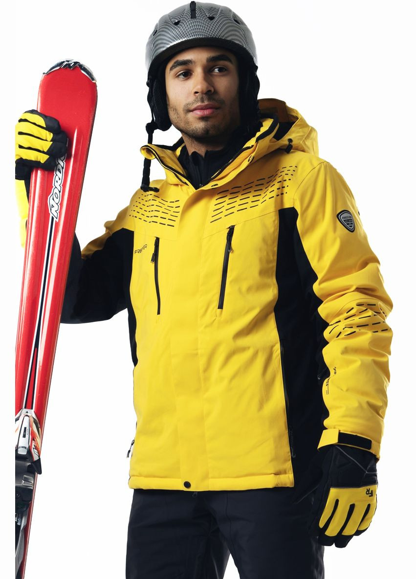 Гірськолижна куртка чоловіча WF 21681 жовта Freever (278634175)