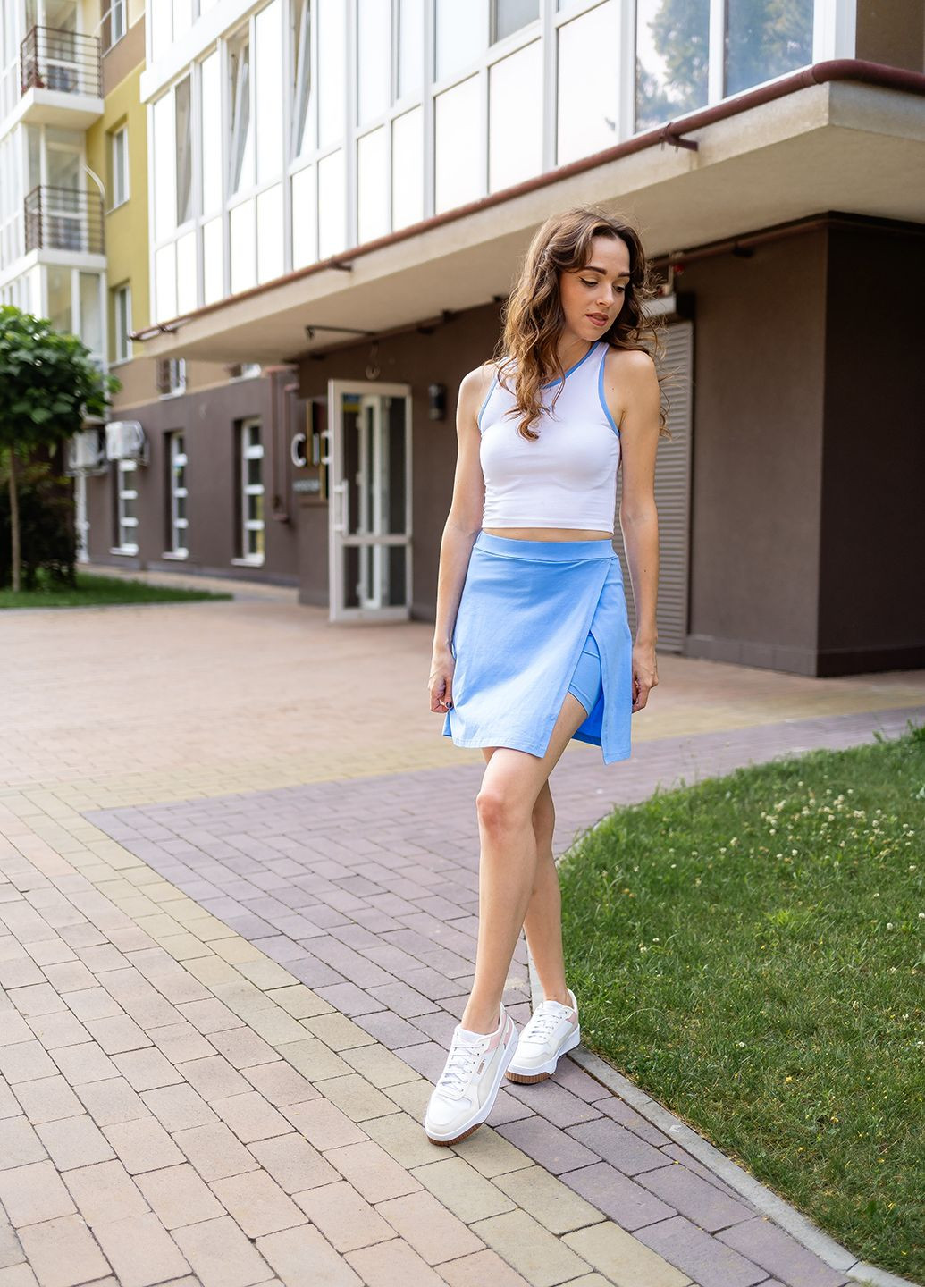 Блакитний літній комплект Lucci