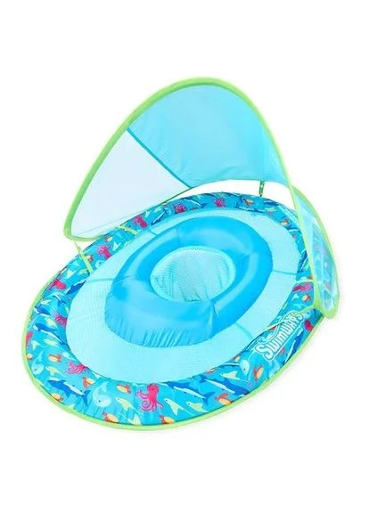 Дитячий шезлонг-навіс Sun Canopy Spring Float для басейну 9-24 місяців No Brand slim fit (393890699)