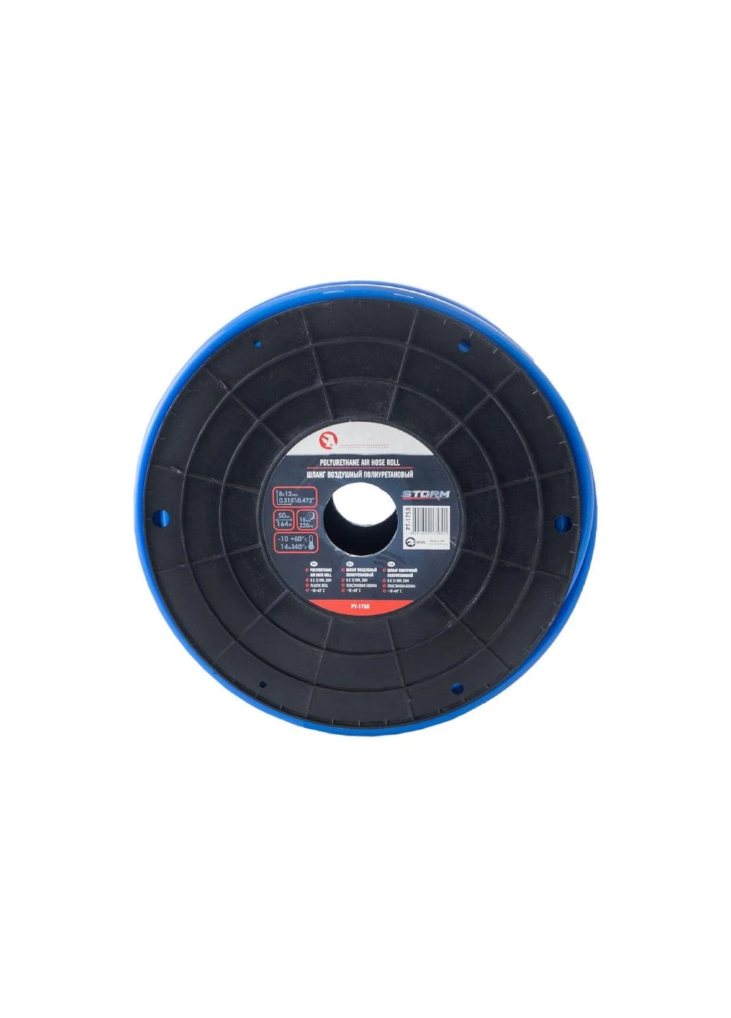 Шланг прямой 8 x 12 мм x 50 м полиуретановый Storm (PT-1758) Intertool (365865503)