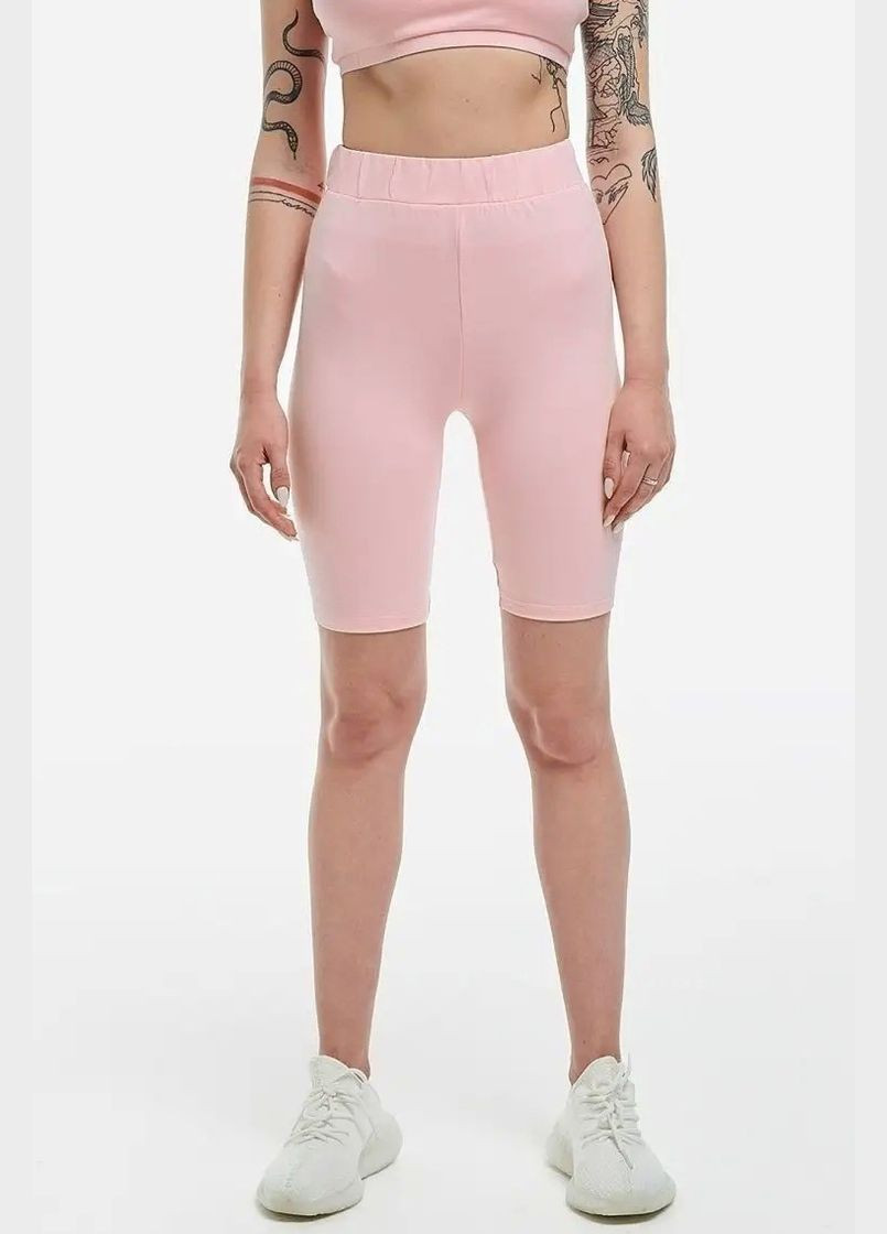 Шорти жіночі рожевого кольору Let's Shop (301407895)