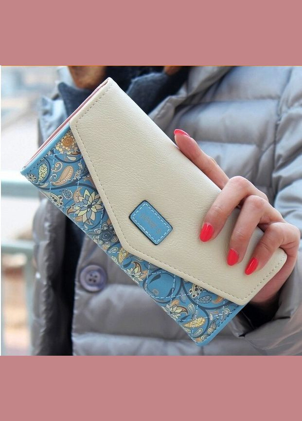 Женский Большой кошелек-клатч Love's CONEED из искусственной эко кожи No Brand (322583093)