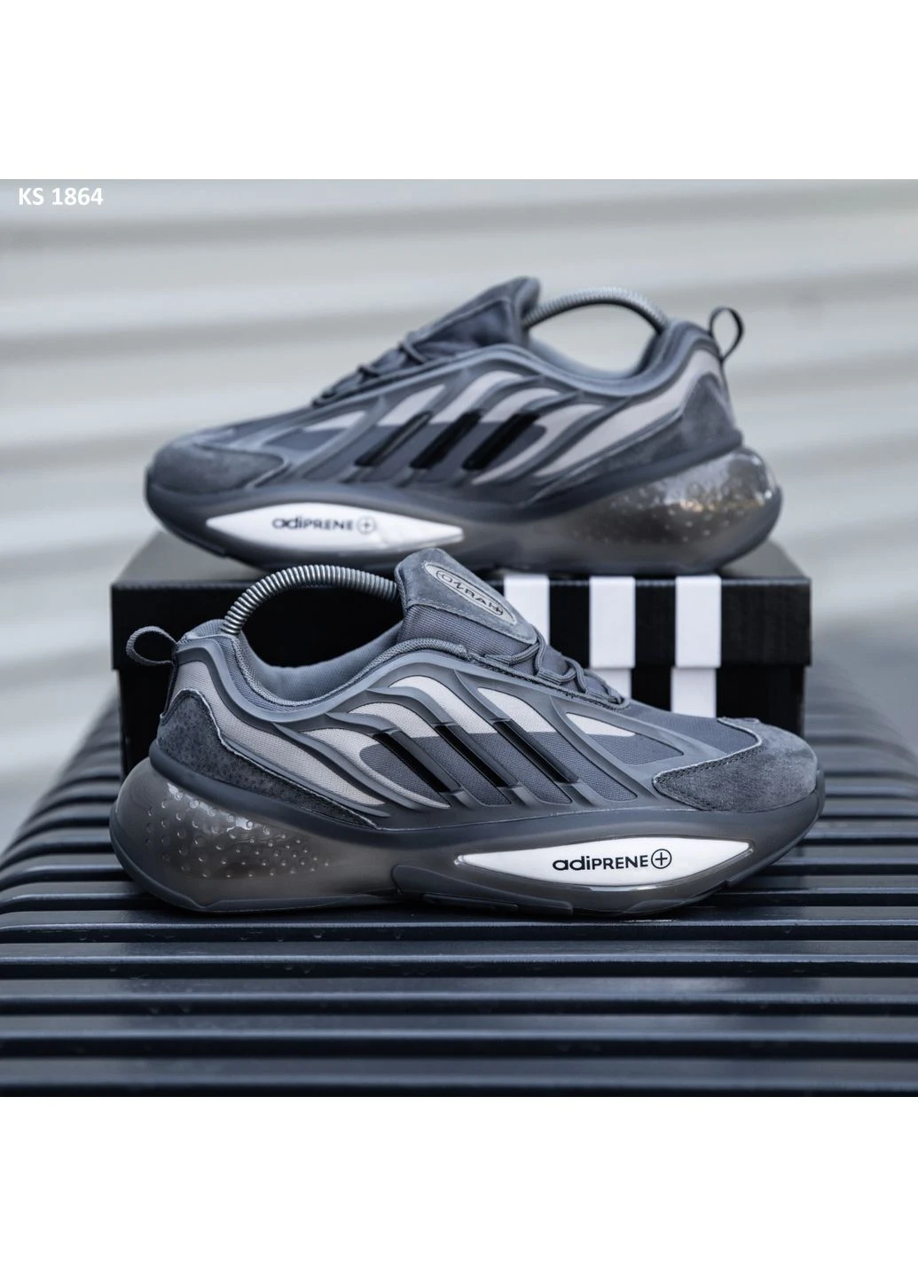 Комбіновані кросівки чоловічі adidas ozrah адідас озра демісезон No Brand