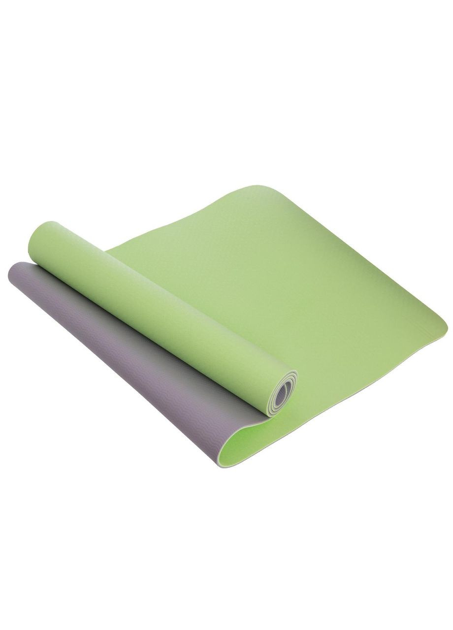 Коврик для йоги и фитнеса TPE Салатово FI-3046 SP-Planeta (342106352)