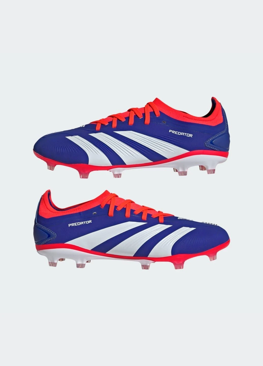 Білі літні бутси predator pro firm ground adidas