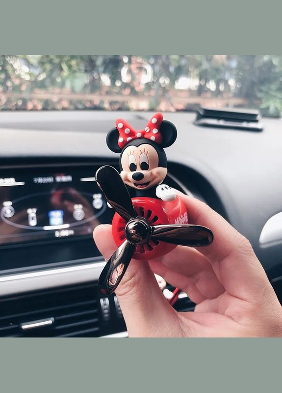 Багаторазовий ароматизатор у машину на решітку пілот Міні Маус, Ароматизатор у машину Minnie Mouse Pilot (330127252)
