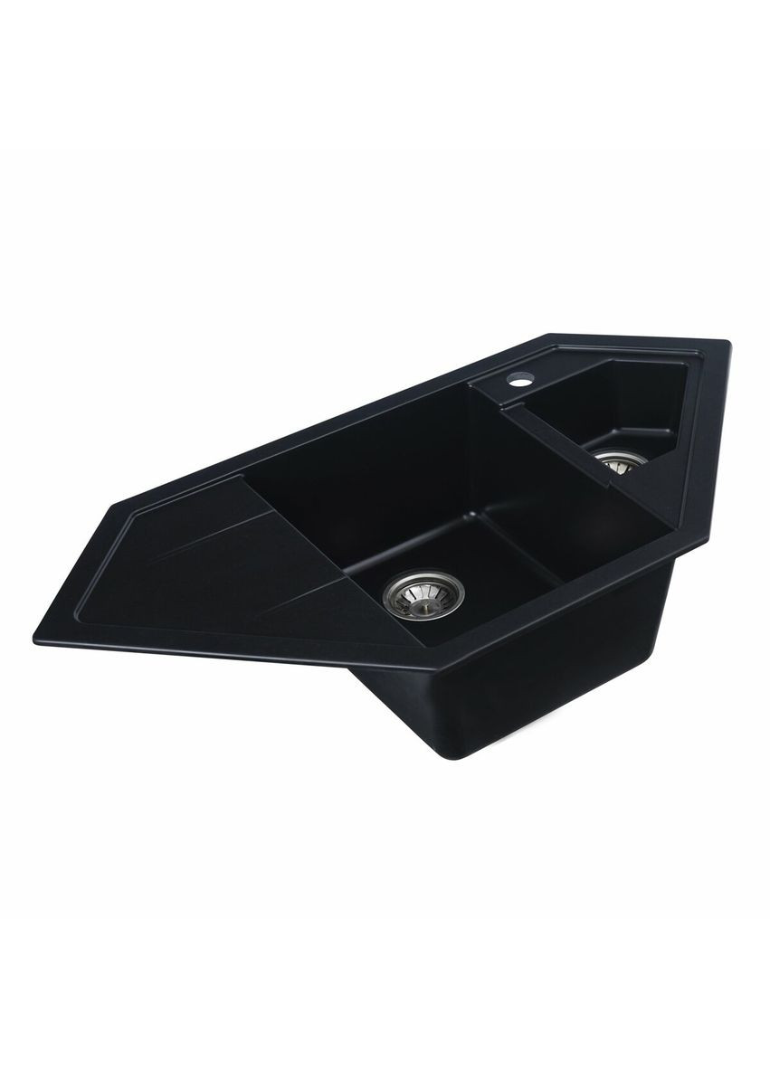 Гранитная мойка для кухни 9950 PANDORA матовая Черная Valeso (350671356)