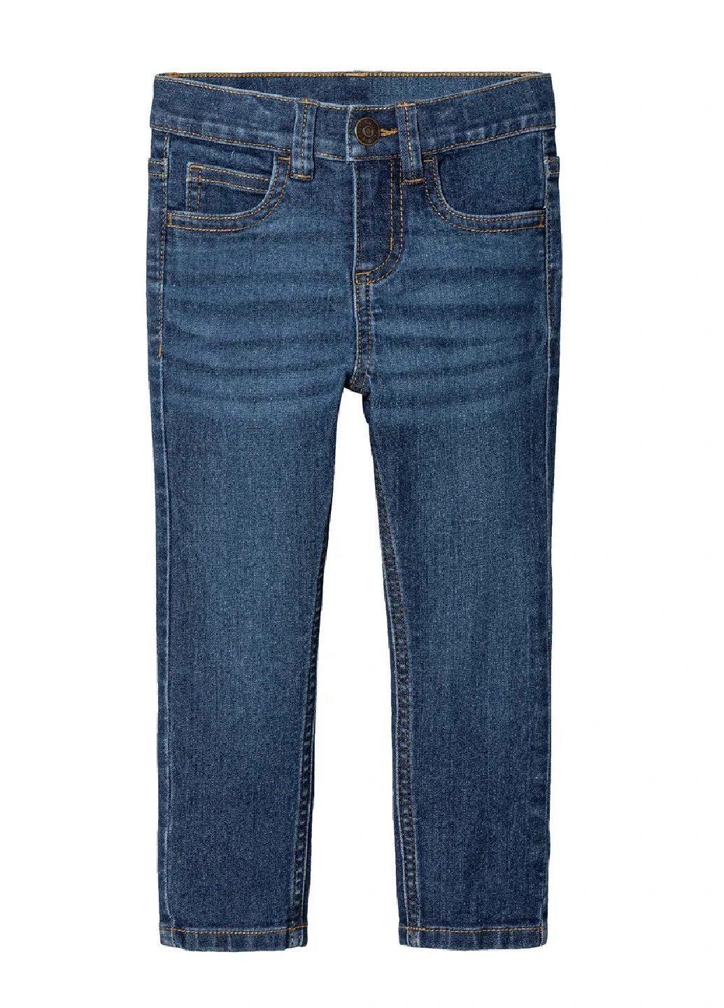 Синие детские джинсы slim fit Lupilu