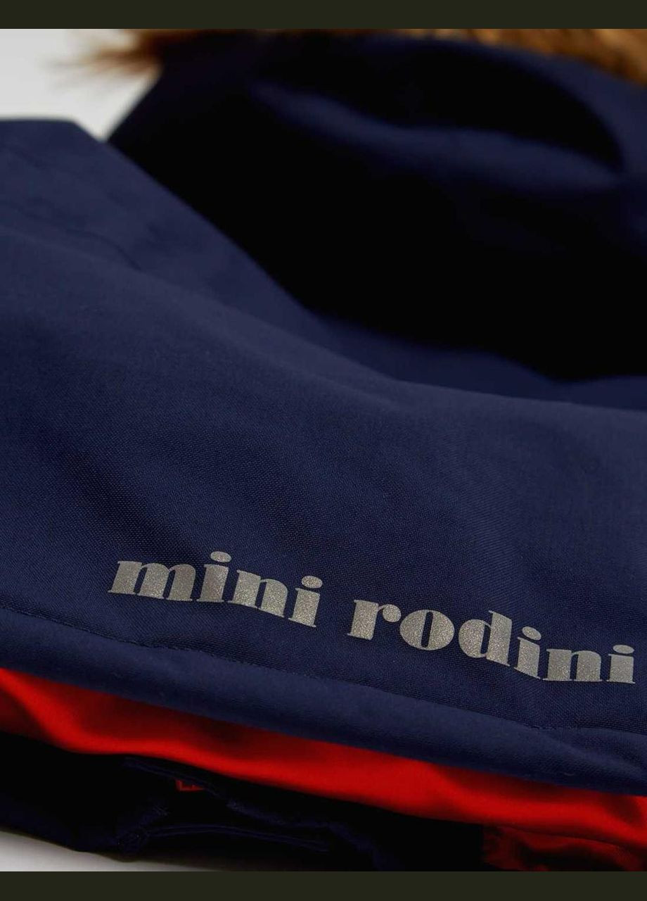 Синяя зимняя куртка зимняя expedition siberia jacket dark blue, темно-синий, рост 116/122 Mini Rodini