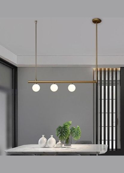 Люстра потолочная на 3 лампочки 26444 Бронза 53-100х12х98 см. Sunnysky (364498858)