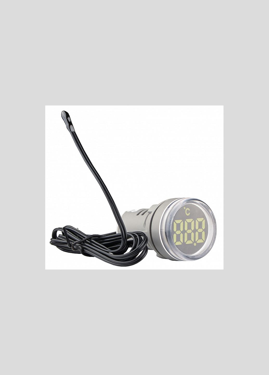 Вимірювач температури цифровий від -20 до 199°C ø22мм круглий білий [A0190010172] U-ADM-T АСКО Аско-Укрем (361055124)