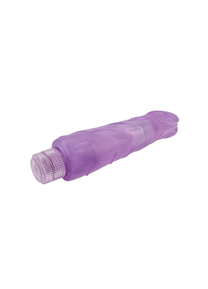 Вібратор мультишвидкісного фіолетового кольору Hi Rubber Dildo 9.0 Chisa (381045227)