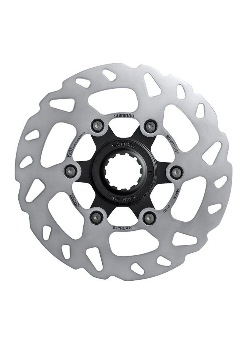Ротор SM-RT70-SS ICE TECH, 140мм, CENTER LOCK Shimano (315424394)