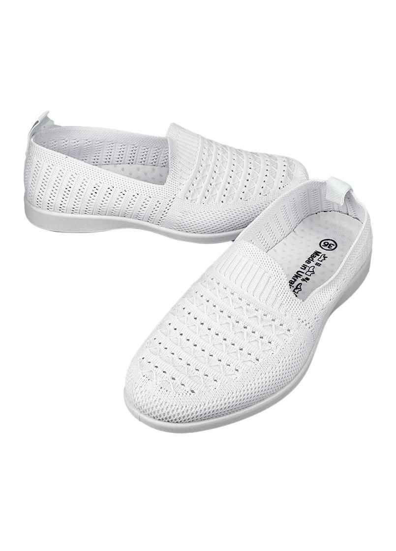 Мокасини жіночі сіточка білі 6025-1 Gipanis (328904503)