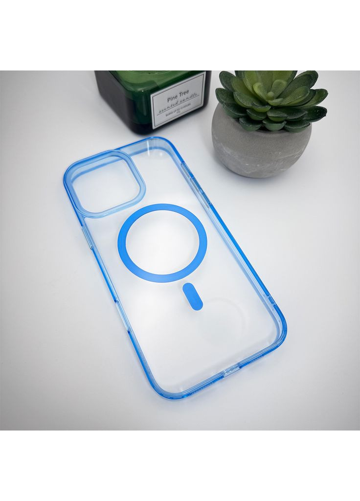 Чохол для смартфона Cosmic для Apple iPhone 13 Pro Max Light Blue (AcrilycColor13PMLight) No Brand Acrilyc Colorful Mag (372841369)