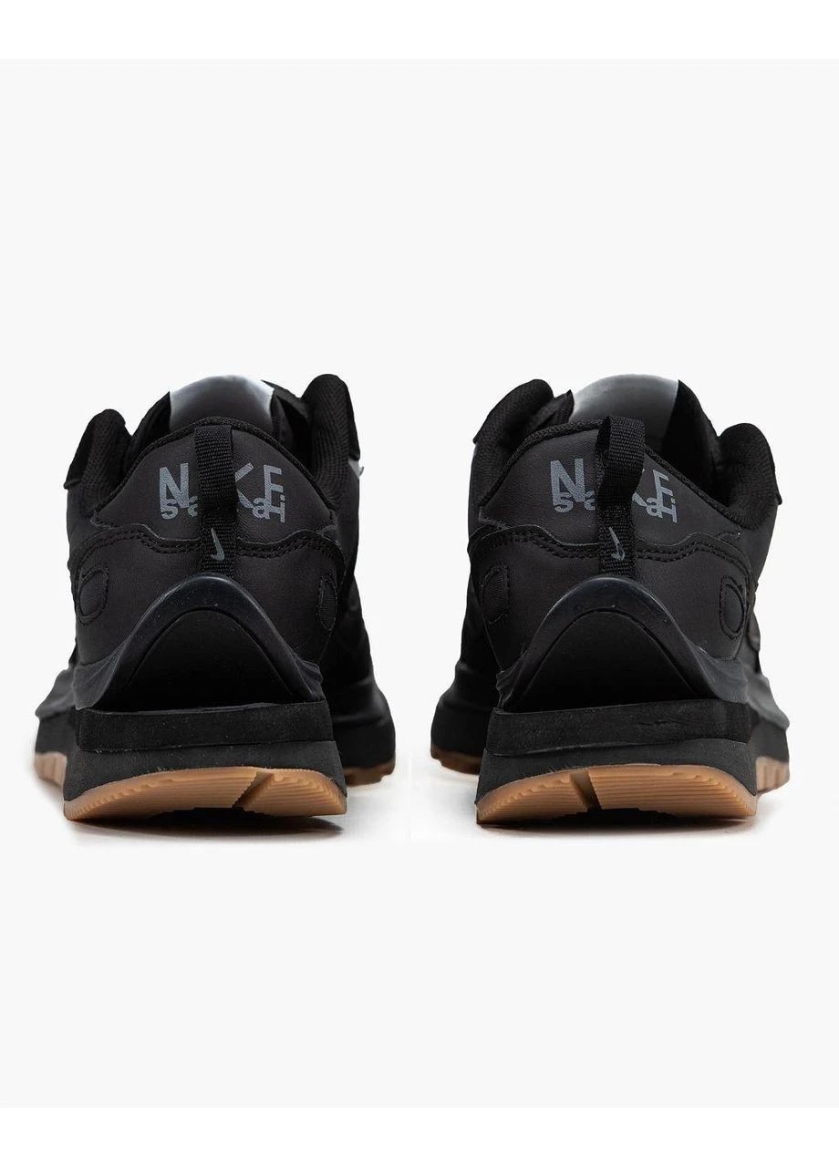 Черные летние кроссовки nike vaporwaffle black найк вапорвафл No Brand