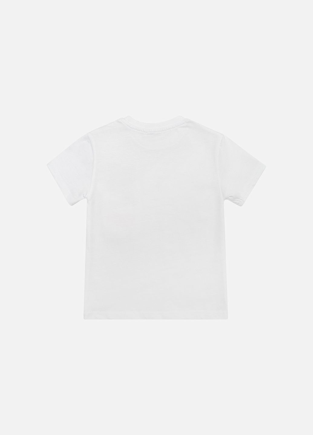 Белая летняя футболка для мальчика цвет белый цб-00223473 ALG