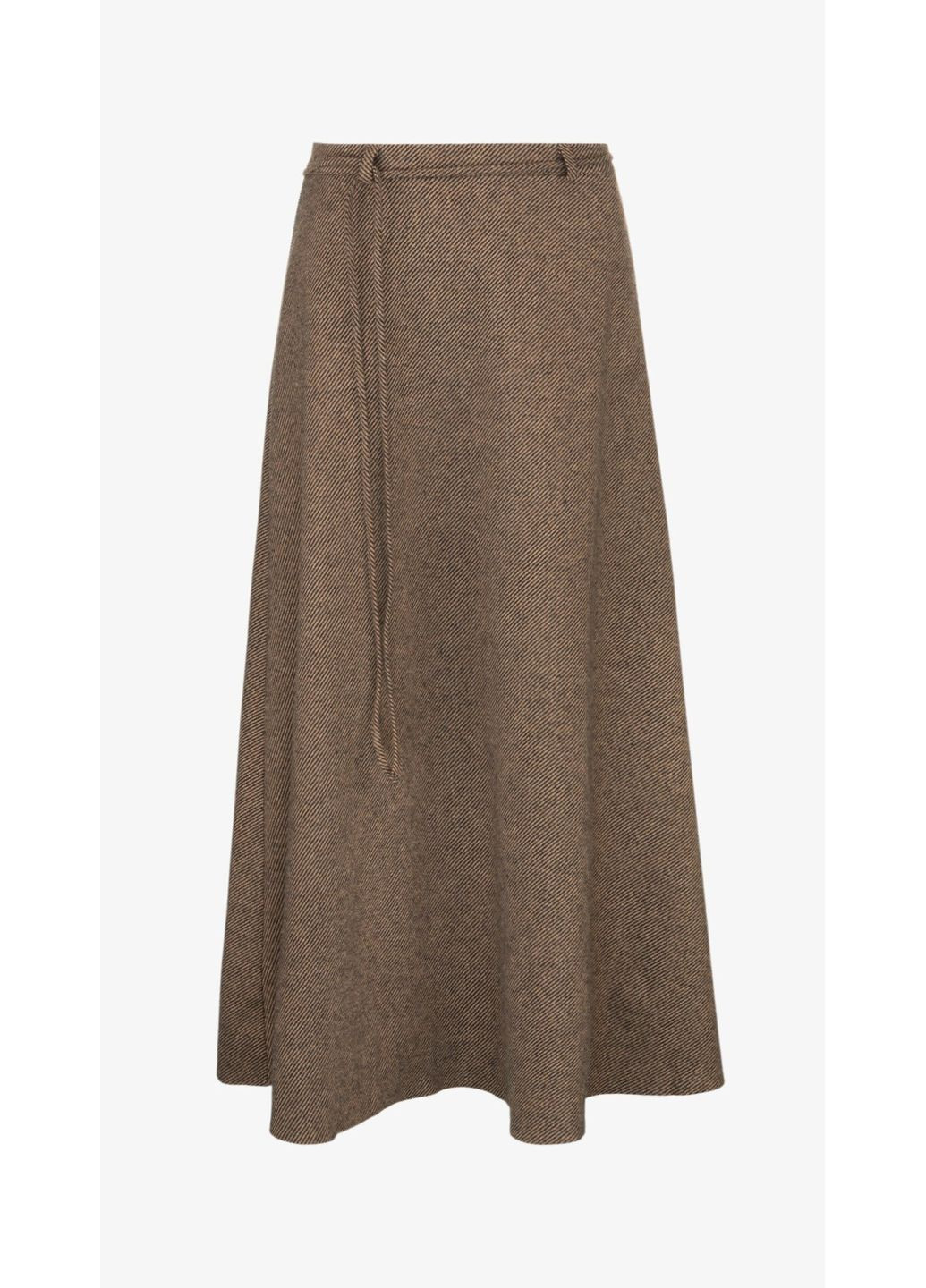 Коричневая кэжуал однотонная юбка кэжуал однотонная женская 2534 коричневый shop (2000999315695) On me