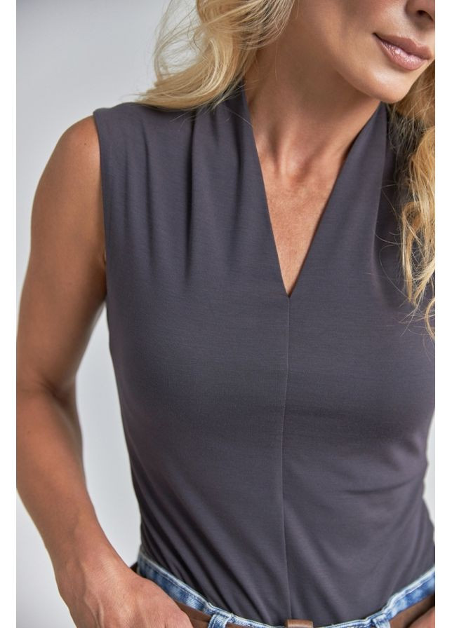 Боди с V-образным вырезом из вискозы и эластана (3081) Triko Bakh (360919754)