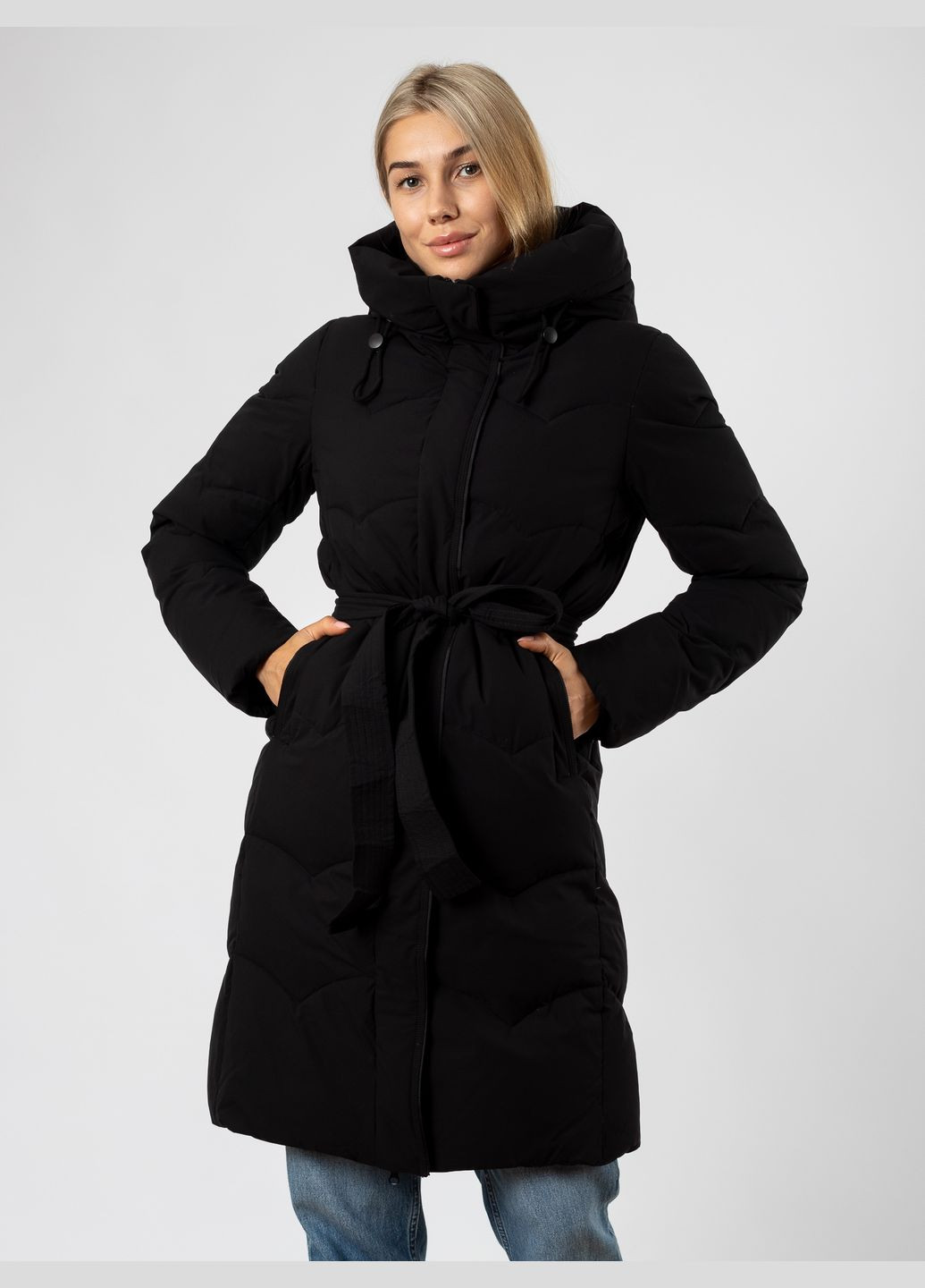 Чорний зимній Пуховик Towmy
