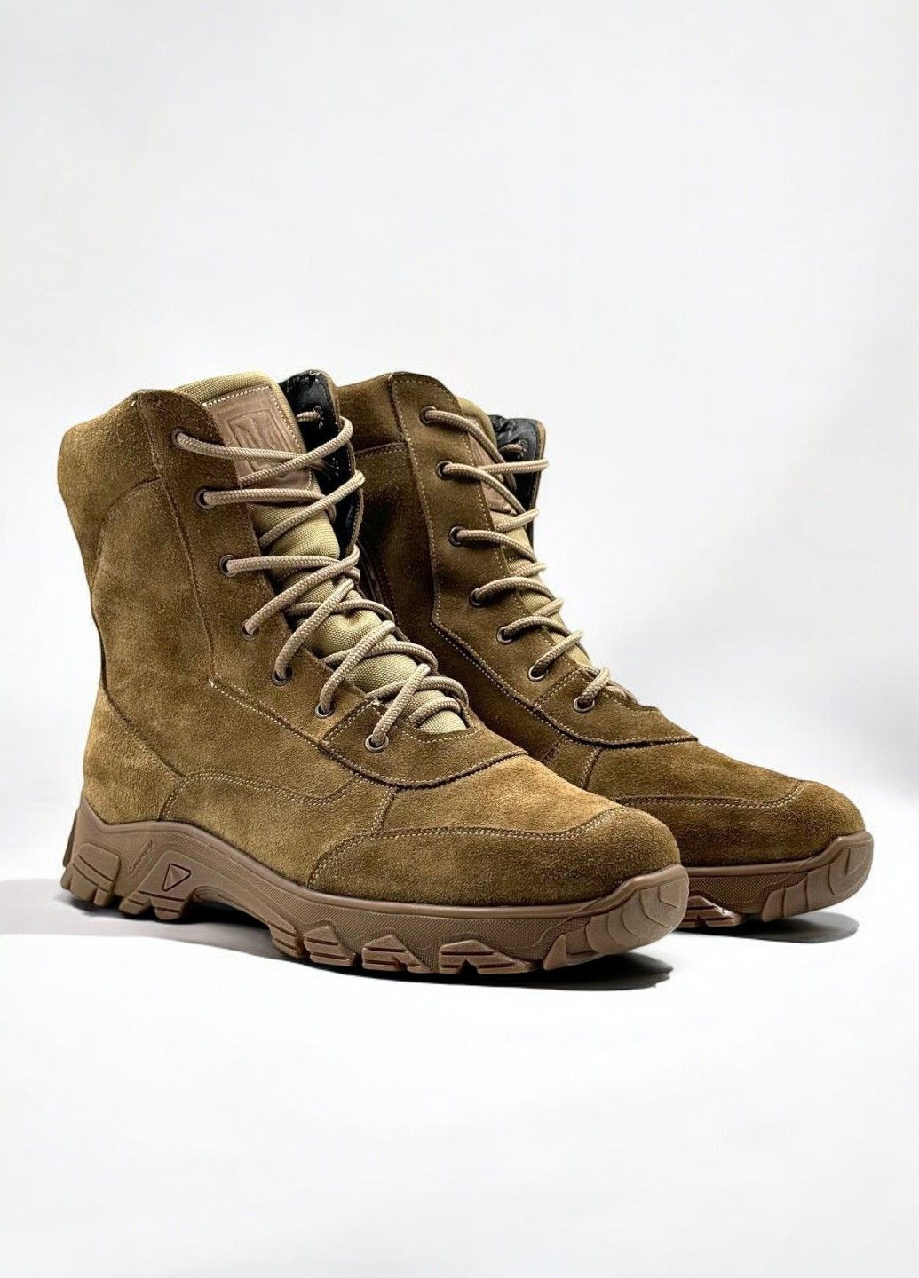 Тактические Мужские Демисезонные Берцы Кожаные. 36-50р Койот. Из Натуральной кожи! MBDM-1039 No Brand (302520201)