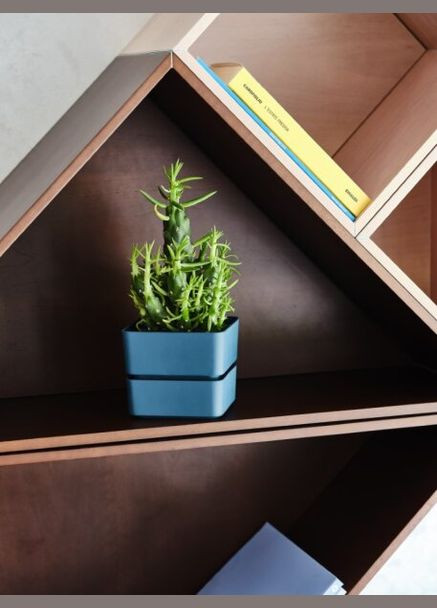 Пластиковый вазон VELETA 9 DENIM (A014753) Teraplast (315150575)