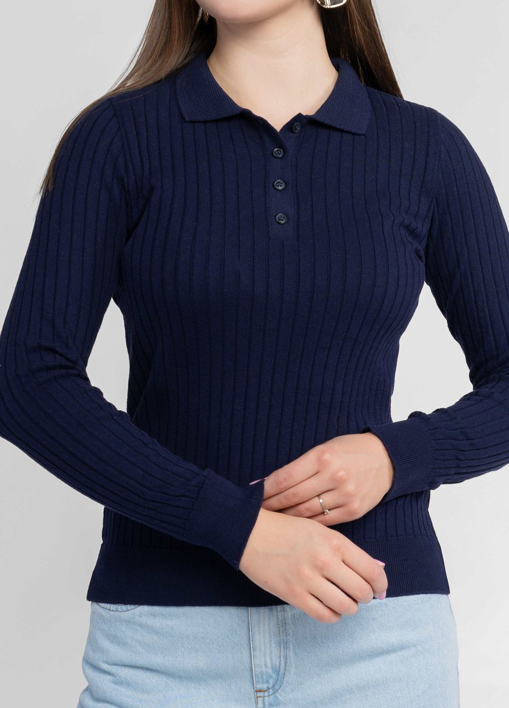 Поло жіноче синє Arber Polo Knit FW AM2 (363057816)