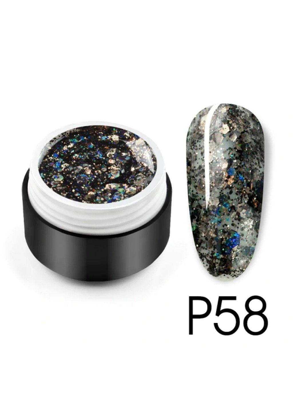 Shaped Sequin Color Gel MagicNail (292734214)