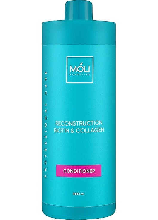 Кондиціонер з біотином та колагеном Reconstruction Biotin & Collagen 1000ml (1360485-14084279) Moli Cosmetics (368868284)
