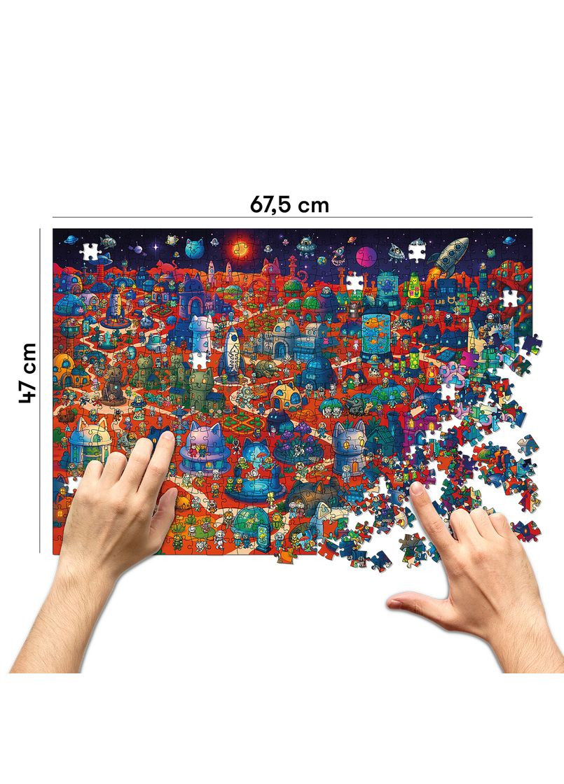 Пазл Котомісто на Марсі 1000 елементів Orner (370618260)