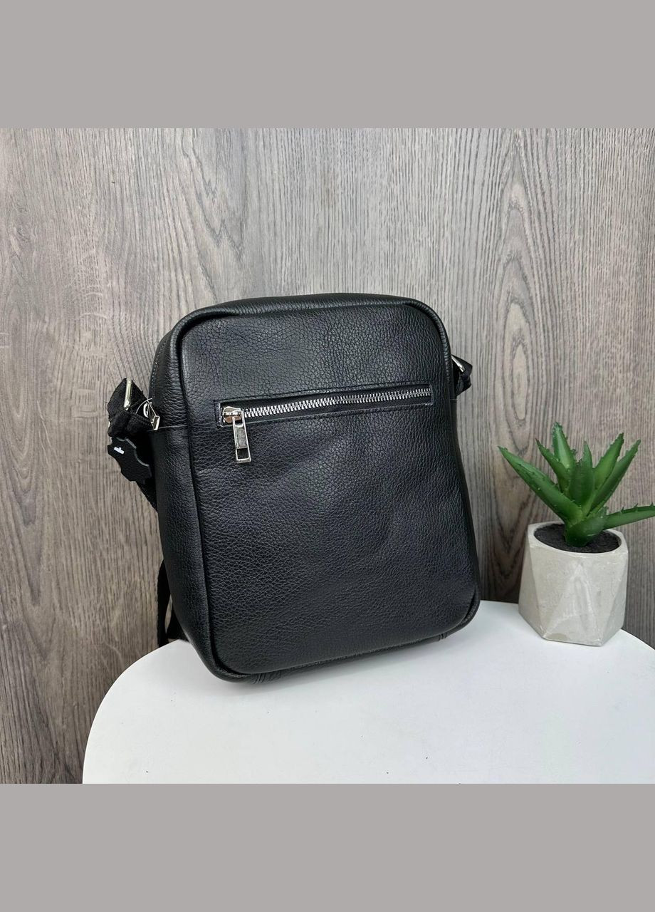 Мужская сумка планшетка с тиснением черная No Brand (301212281)