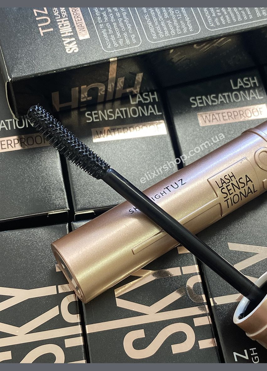 Тушь для ресниц Sky High Lash Sensational Waterproof с эффектом удлинения 10 мл Tuz (315424228)
