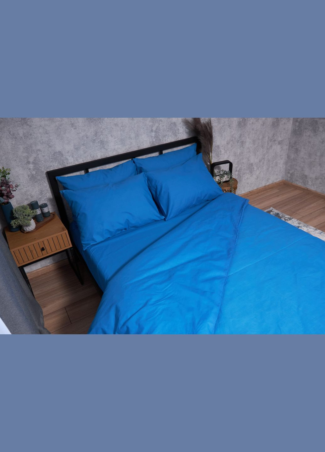 Комплект постельного белья Бязь Gold Люкс «» Детский 110х140 наволочки 2х50х70 (MS-830000039) Moon&Star Sapphire (293173183)