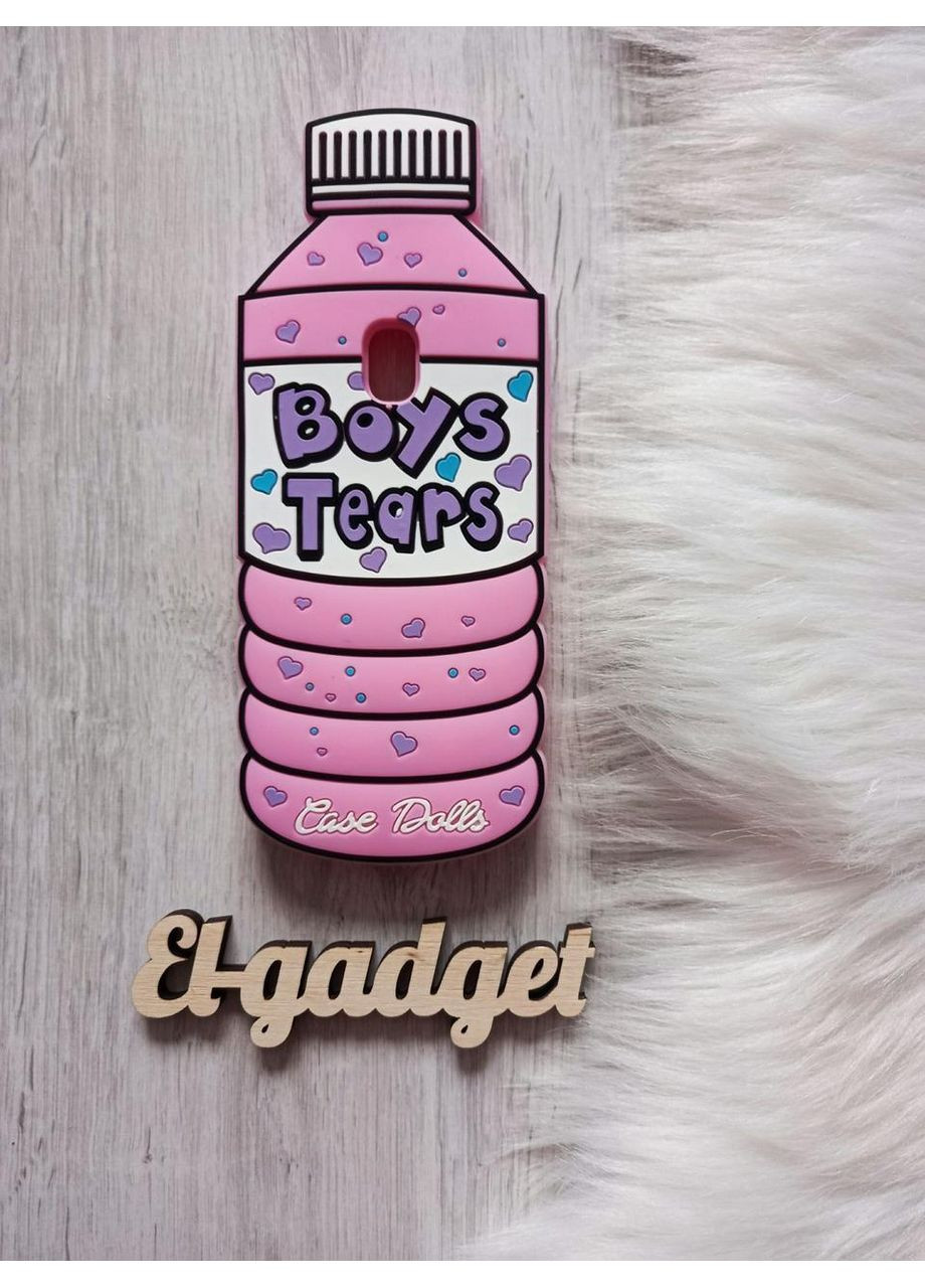 Чохол на Galaxy J330 J3 2017 Boys Tears рожевий силіконовий 3d Samsung (360896775)