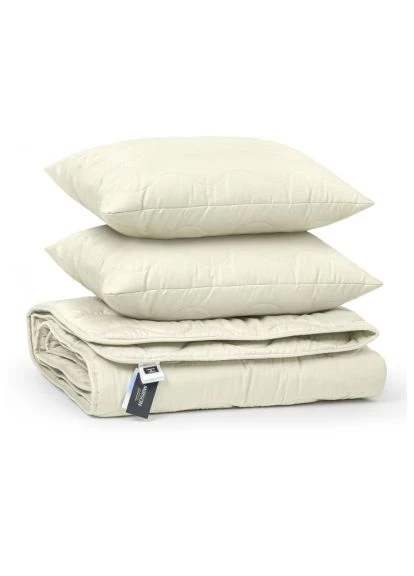 Одеяло Набор шерстяной №1680 Eco Light Creamy Одеяло 155х215 + подуш (2200002656801) Mirson Набор шерстяной 1680 Eco Light Creamy Одеяло 155х2 (379099581)