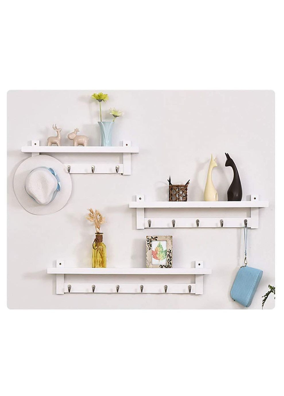 Вешалка для одежды из дерева Бернаби 4 зефир (ВДО-0012420) No Brand (327847364)