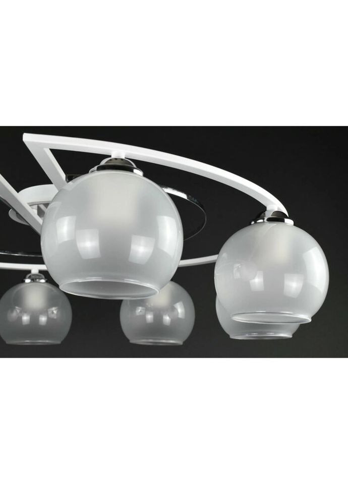 Люстра потолочная на 8 лампочек 27416 Белый 19х75х75 см. Sunnysky (335975612)