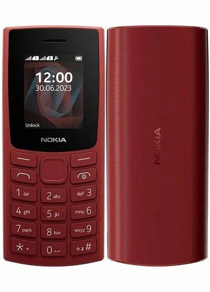 Мобильный телефон 105 DS 2023 красный 2 сим Nokia (279826144)